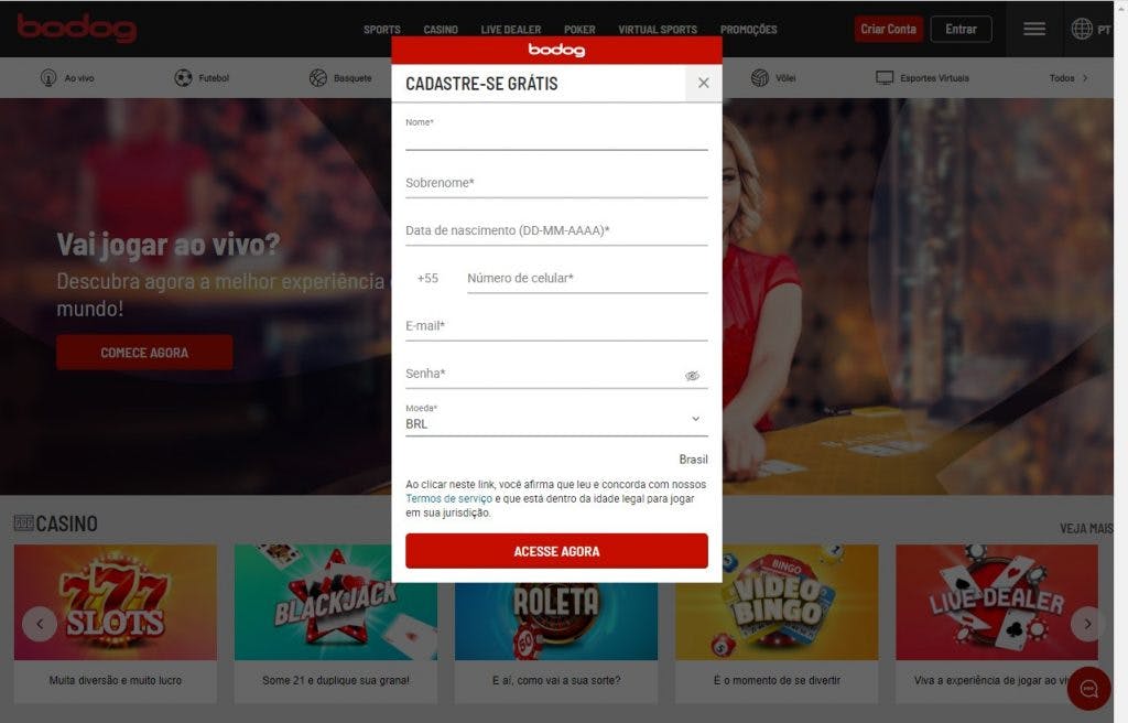 Bancas de jogos online